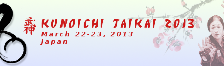 Kunoichi Taikai Japan 2013 med Hatsumi Soke